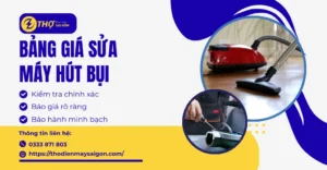 Bảng giá sửa máy hút bụi