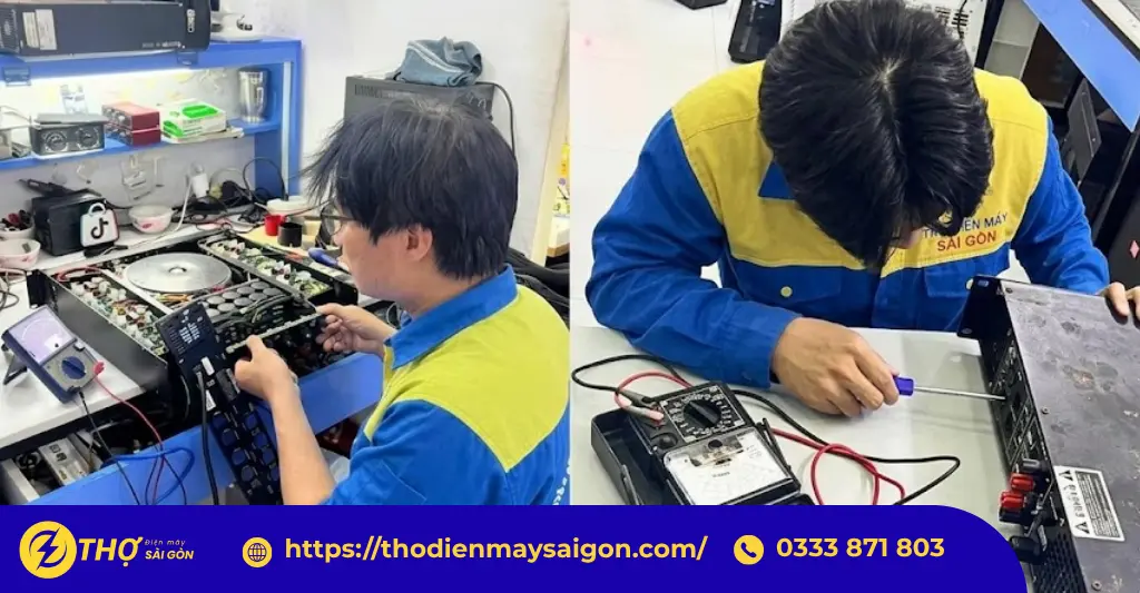 Quy trình sửa cục đẩy công suất