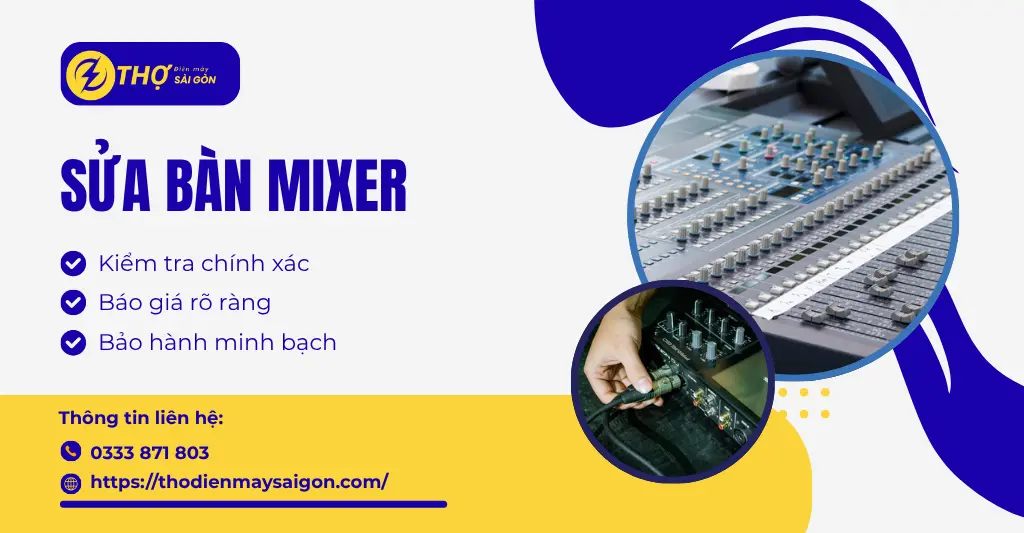 Sửa bàn mixer