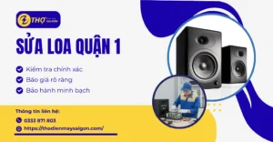 Sửa loa quận 1
