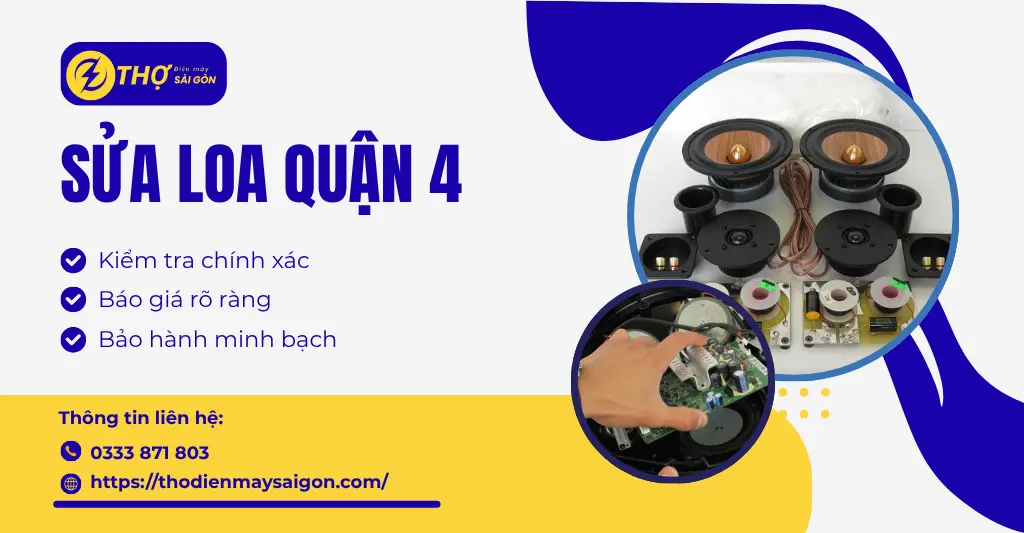 Sửa loa quận 4