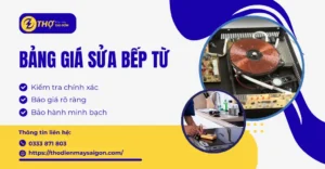 Bảng giá sửa bếp từ
