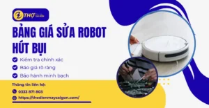 Bảng giá sửa robot hút bụi