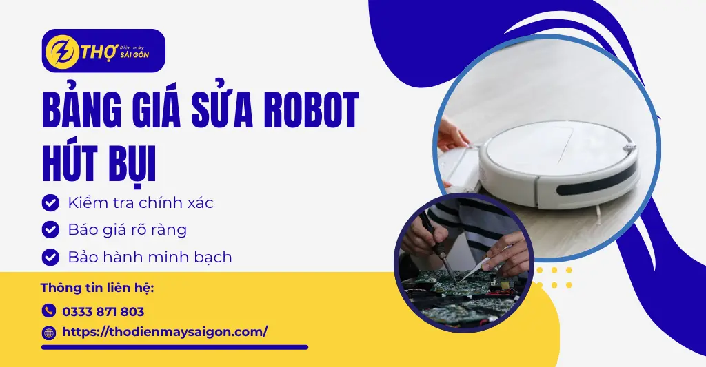 Bảng giá sửa robot hút bụi