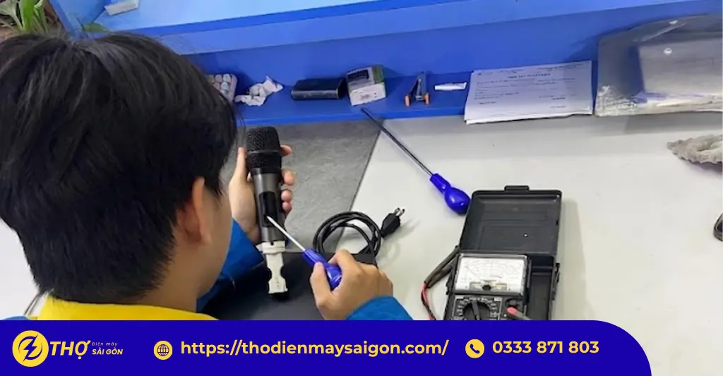 Dịch vụ sửa micro tại Thợ Điện Máy Sài Gòn