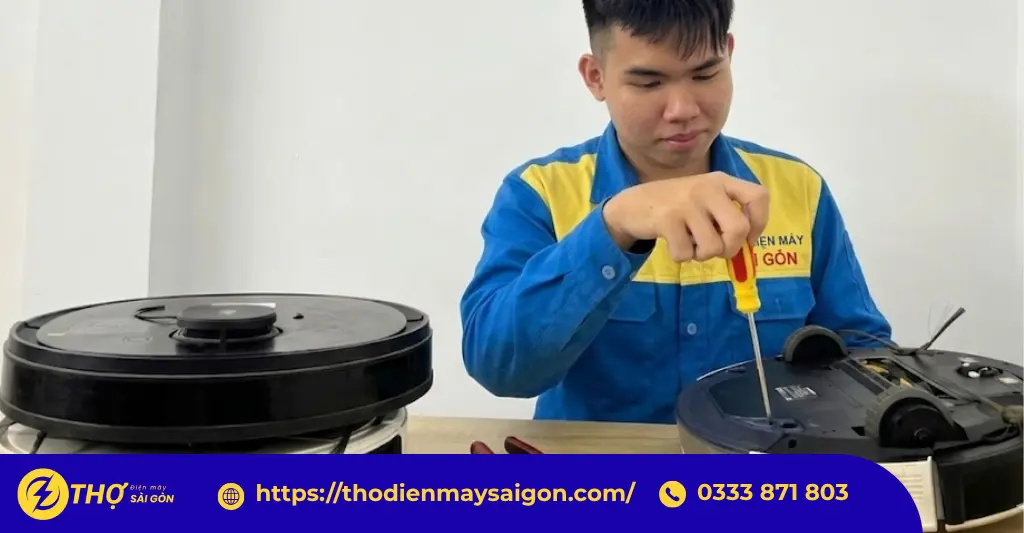 Dịch vụ sửa robot hút bụi tại Thợ Điện Máy Sài Gòn