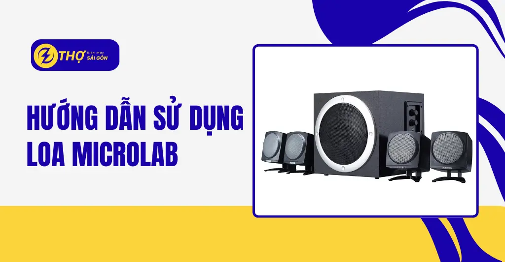 Hướng dẫn sử dụng loa microlab