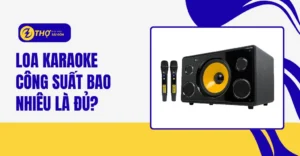 Loa karaoke công suất bao nhiêu là đủ