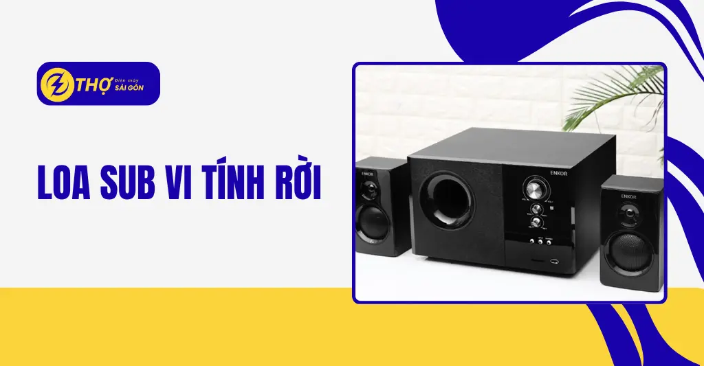 Loa sub vi tính rời