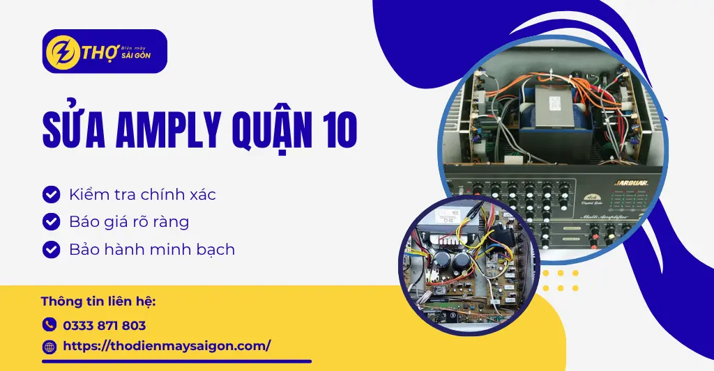 Sửa amply Quận 10