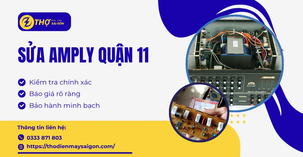 Sửa amply Quận 11
