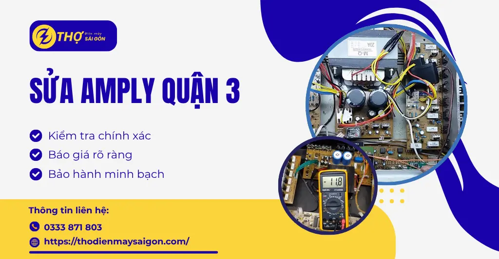 Sửa amply Quận 3