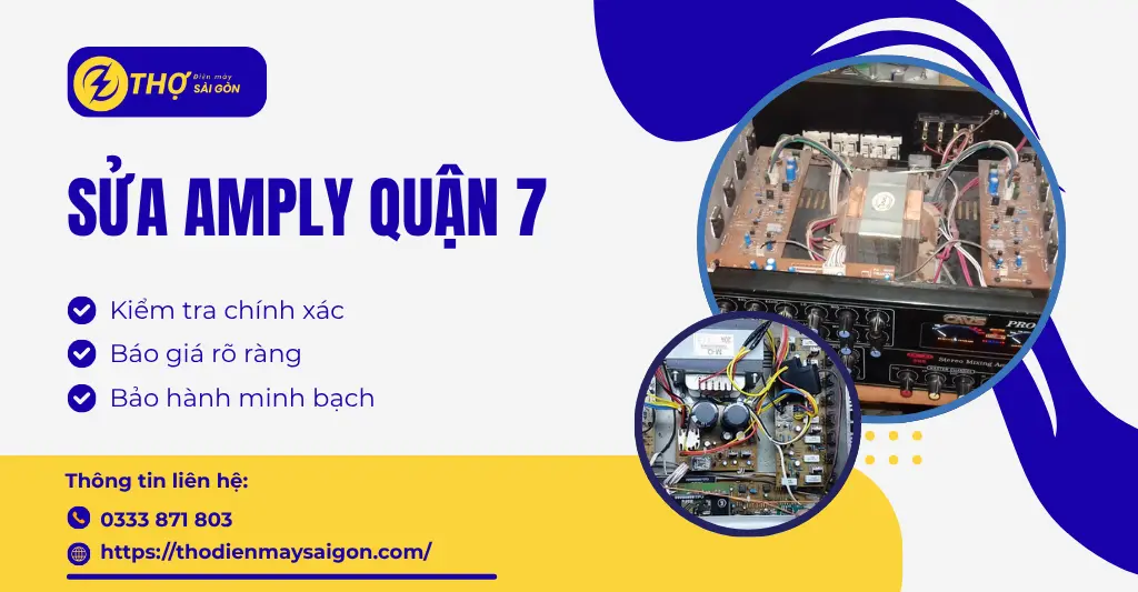 Sửa amply Quận 7