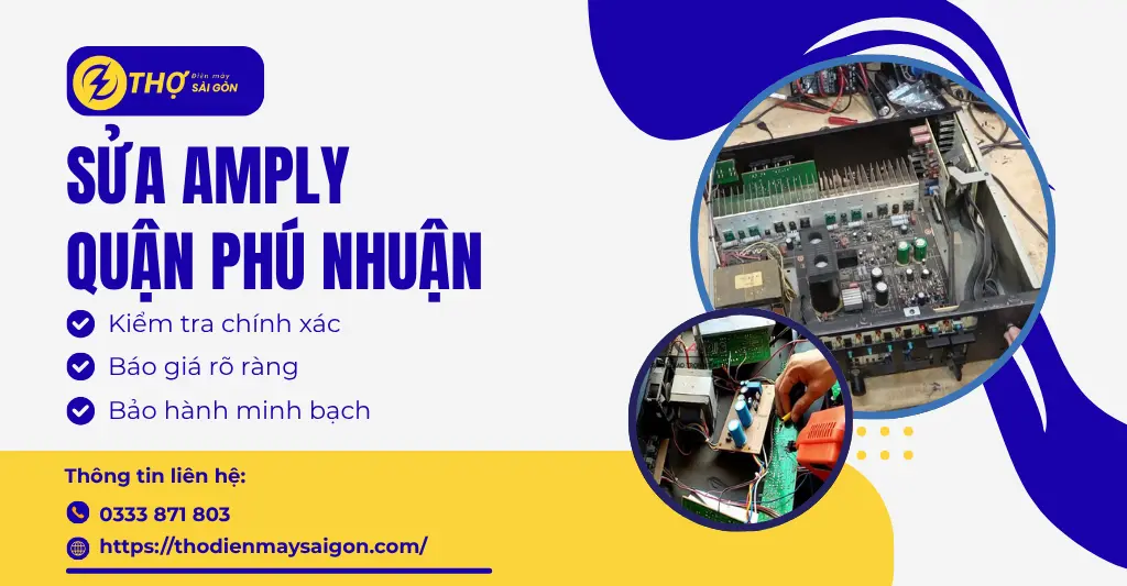 Sửa amply Quận Phú Nhuận