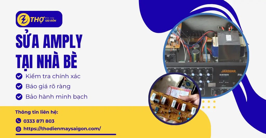 Sửa amply tại Nhà Bè