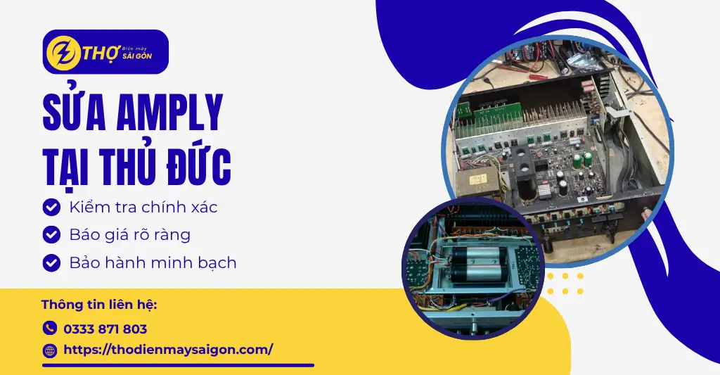 Sửa amply tại Thủ Đức