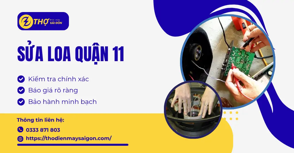 Sửa loa quận 11