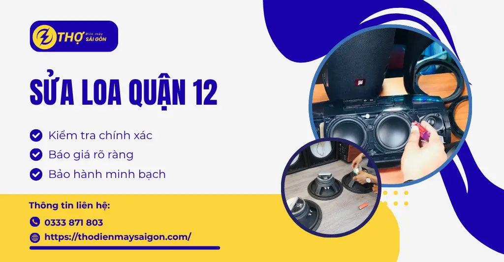 Sửa loa quận 12