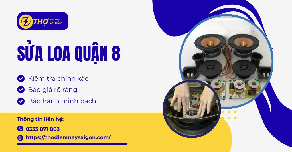 Sửa loa quận 8