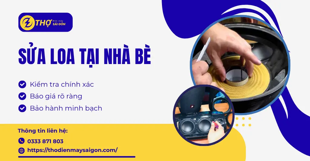 Sửa loa tại Nhà Bè