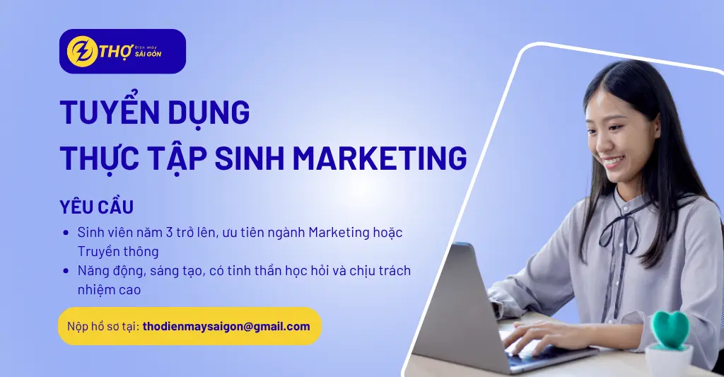 Tuyển dụng Thực tập sinh Marketing