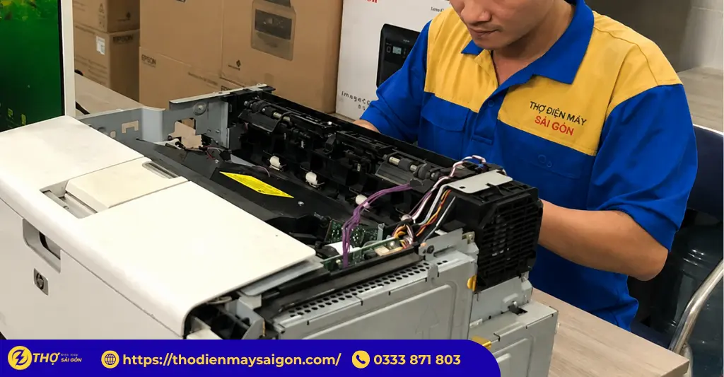 Lý do khách hàng lựa chọn dịch vụ sửa máy in tại Thợ Điện Máy Sài Gòn
