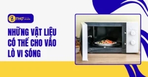 Những vật liệu có thể cho vào lò vi sóng