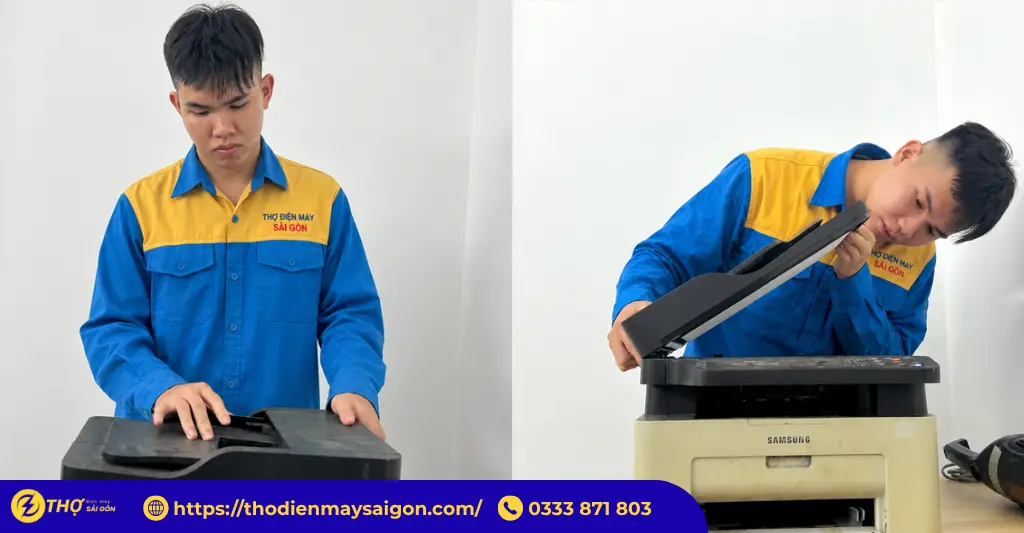 Quy trình sửa chữa máy in chuyên nghiệp
