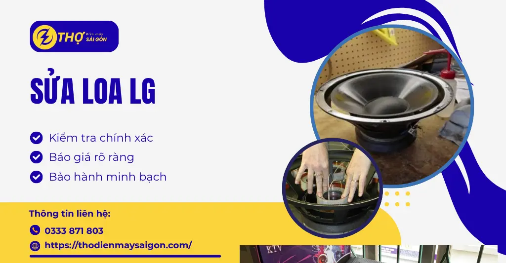 Sửa loa LG
