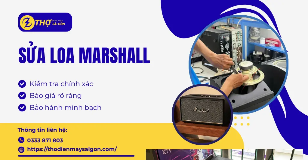 Sửa loa Marshall