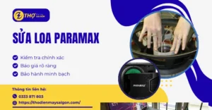 Sửa loa Paramax