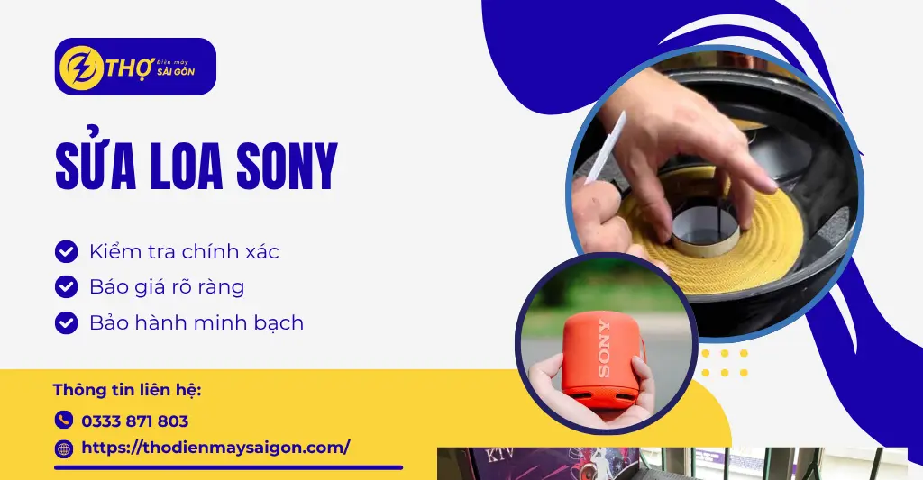 Sửa loa Sony