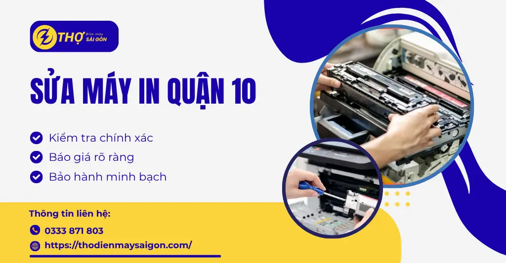 Sửa máy in Quận 10