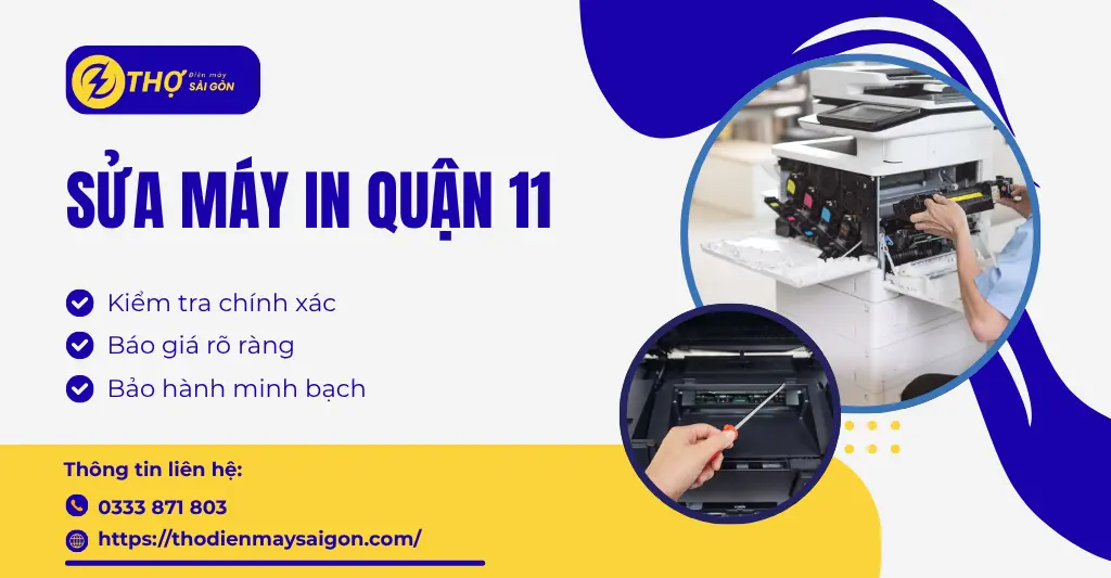 Sửa máy in Quận 11