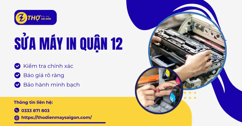 Sửa máy in Quận 12