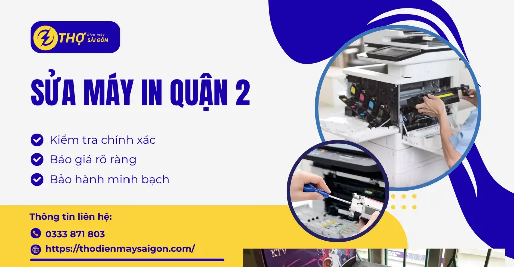 Sửa máy in Quận 2