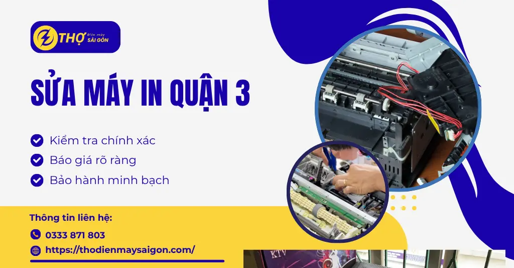 Sửa máy in Quận 3