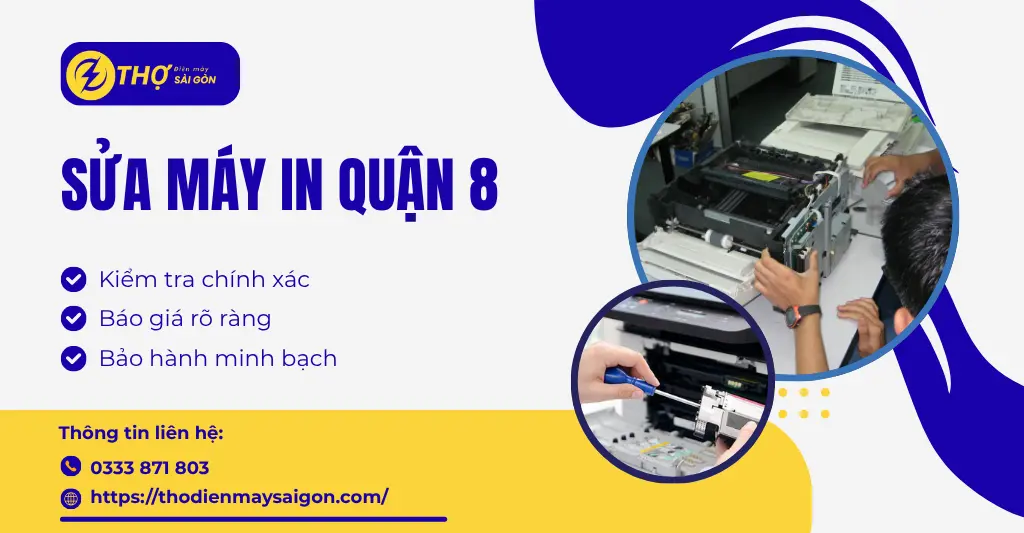 Sửa máy in Quận 8