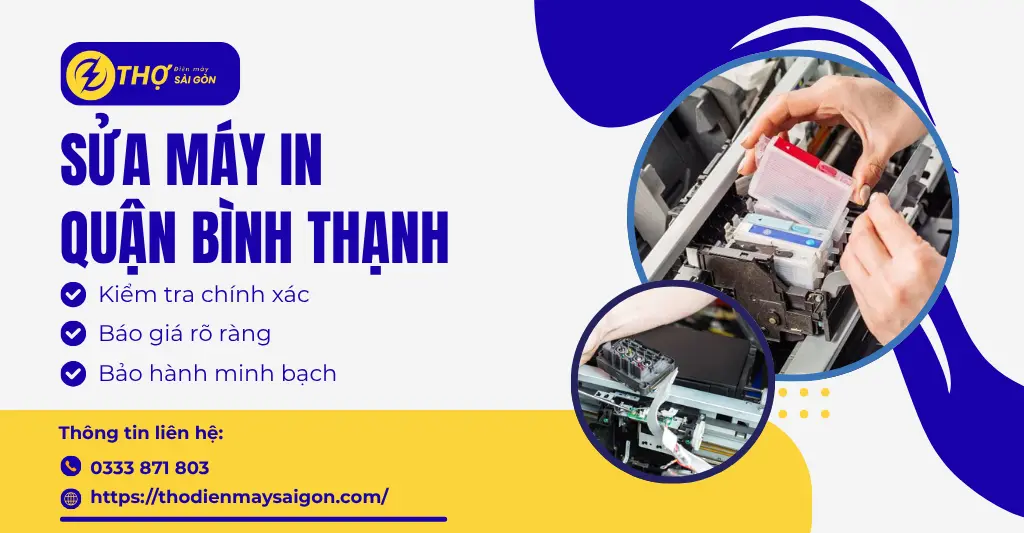 Sửa máy in Quận Bình Thạnh