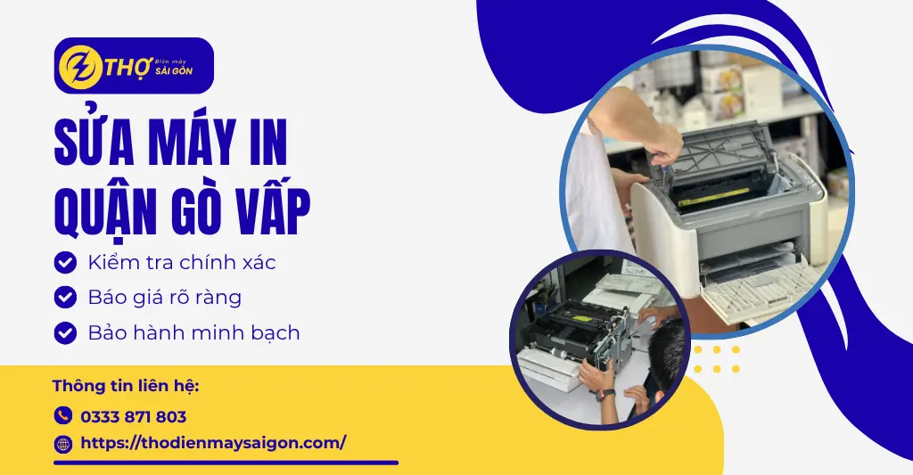 Sửa máy in Quận Gò Vấp