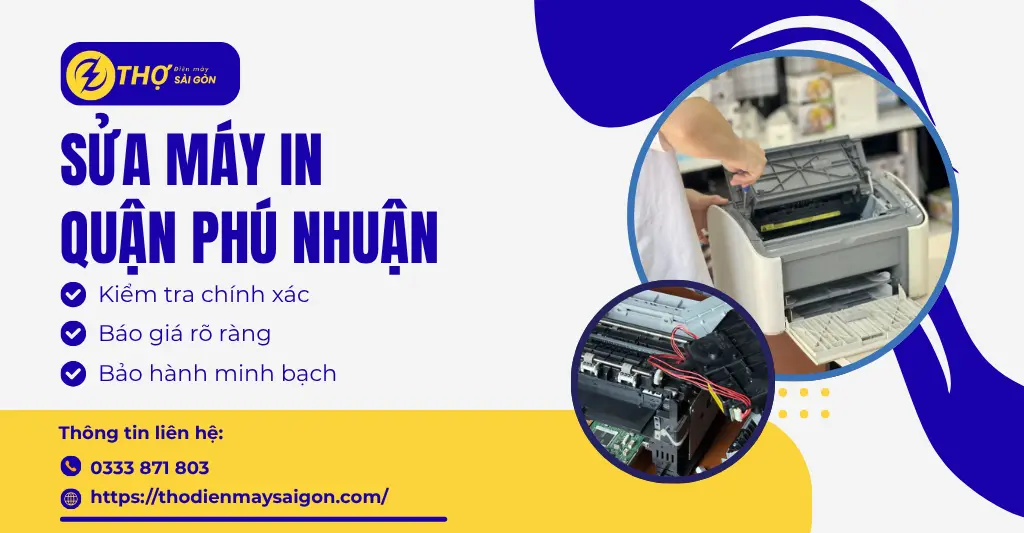 Sửa máy in Quận Phú Nhuận
