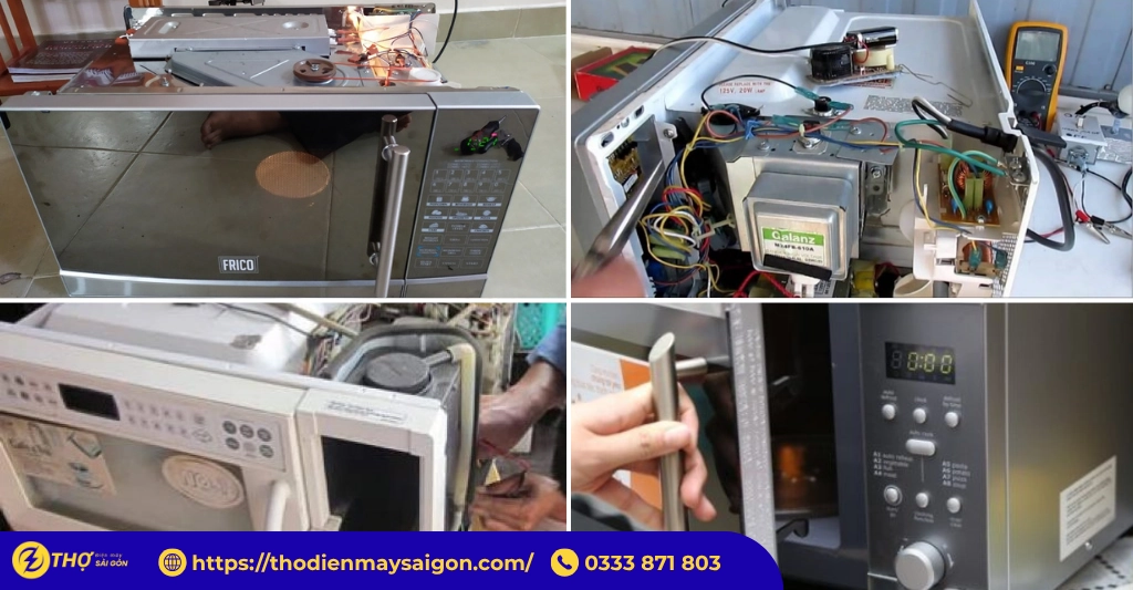 Các lỗi thường gặp ở lò vi sóng cần sửa chữa kịp thời