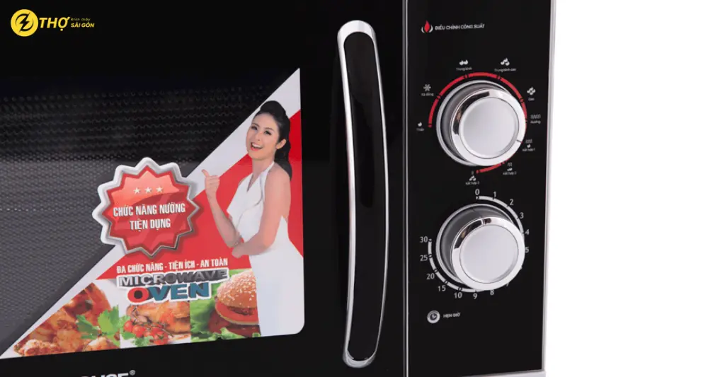 Các nút chức năng trên lò vi sóng Sunhouse