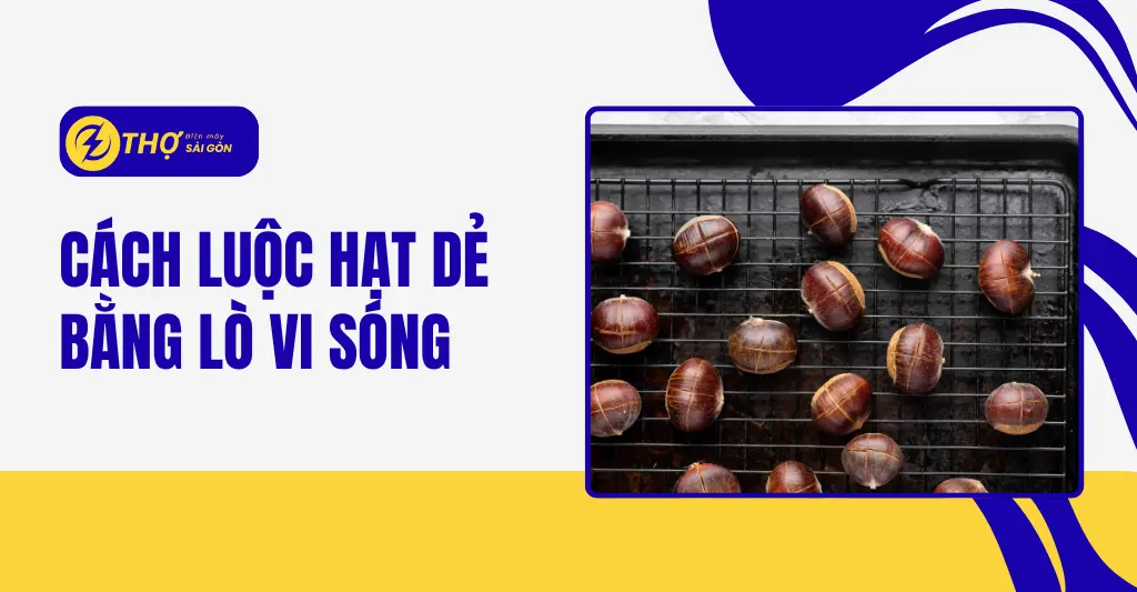 Cách luộc hạt dẻ bằng lò vi sóng