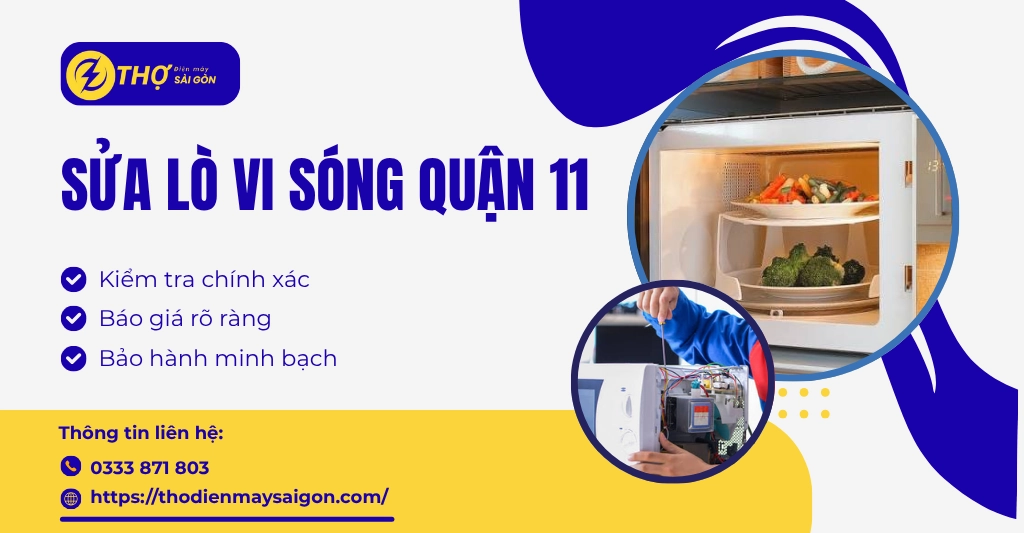 Sửa lò vi sóng quận 11