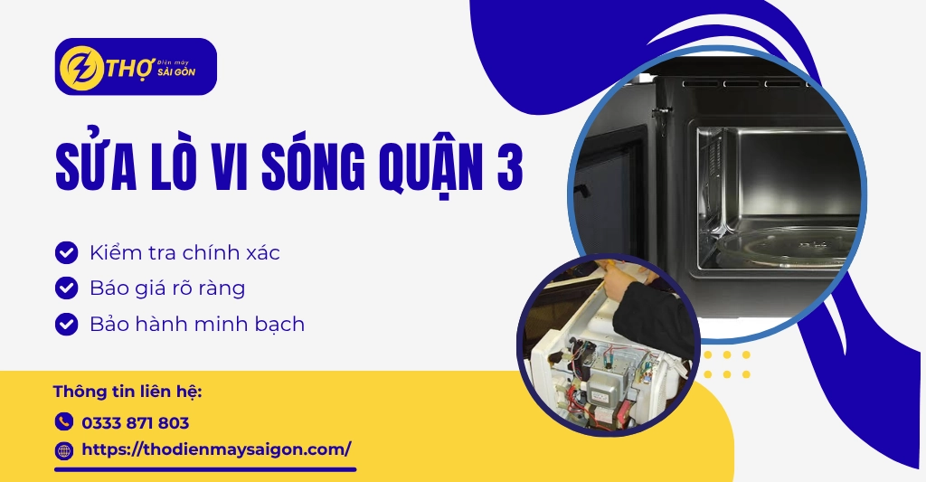 Sửa lò vi sóng quận 3