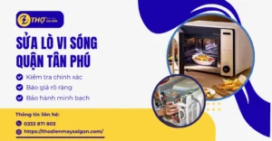 Sửa lò vi sóng quận Tân Phú