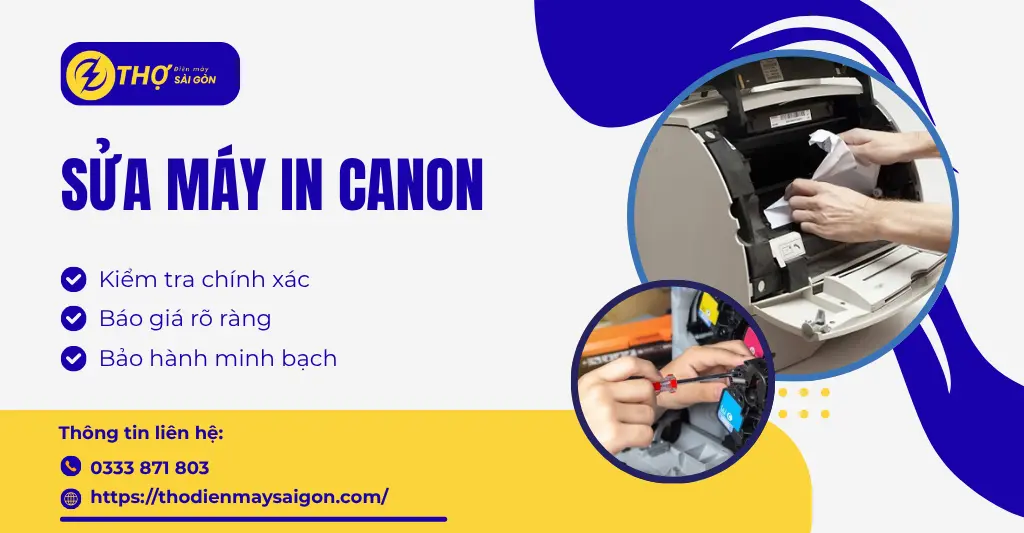 Sửa máy in Canon