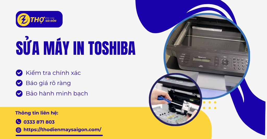 Sửa máy in Toshiba