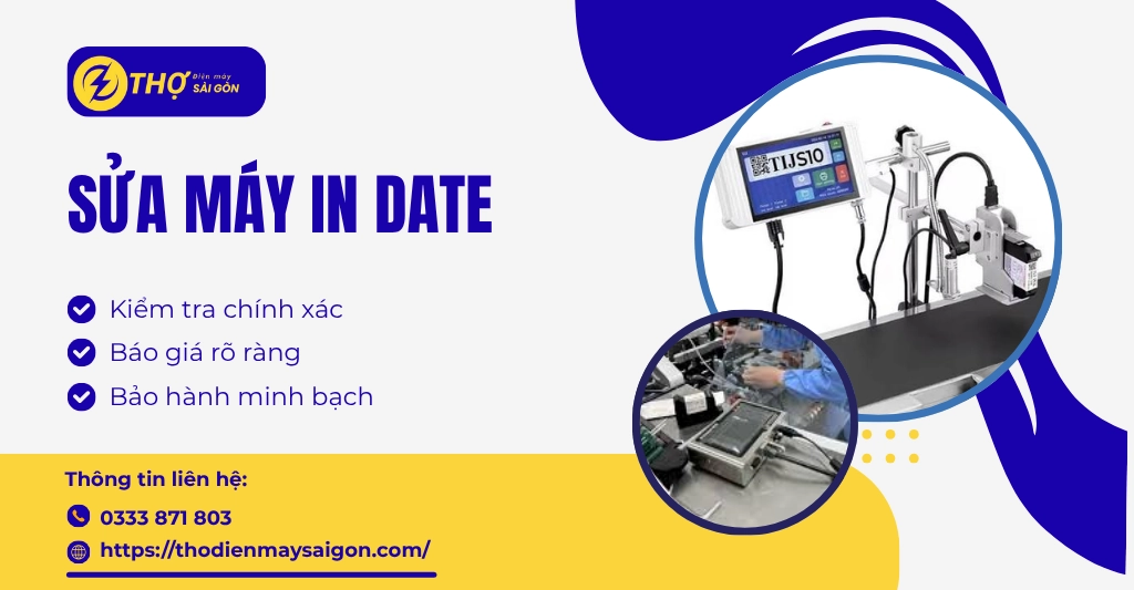 Sửa máy in date